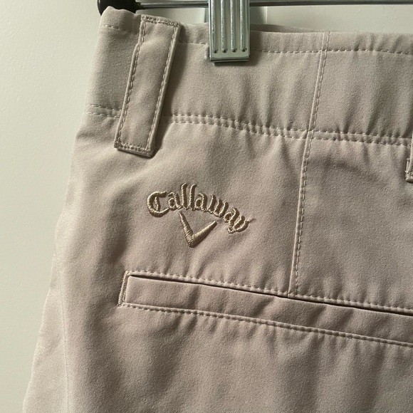 Callaway Beige Golf Shorts - Picture 4 of 6